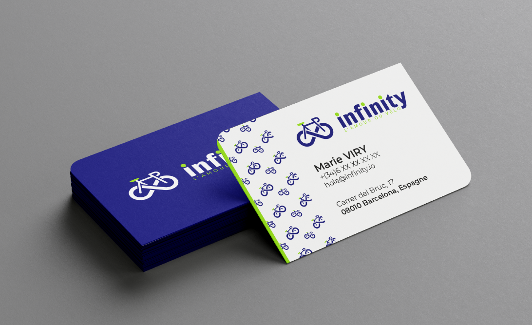 Infinity CV – Next Cartes de visite Infinity cycle