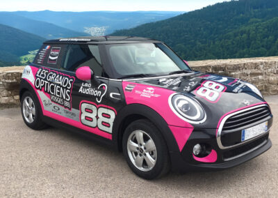 LGO Mini cooper - Next publicité Vosges