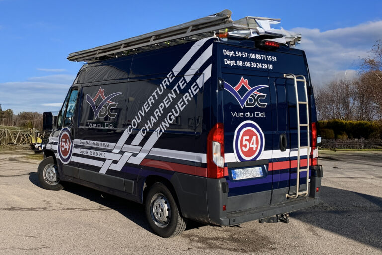 Vue du ciel utilitaire - Next publicité Vosges