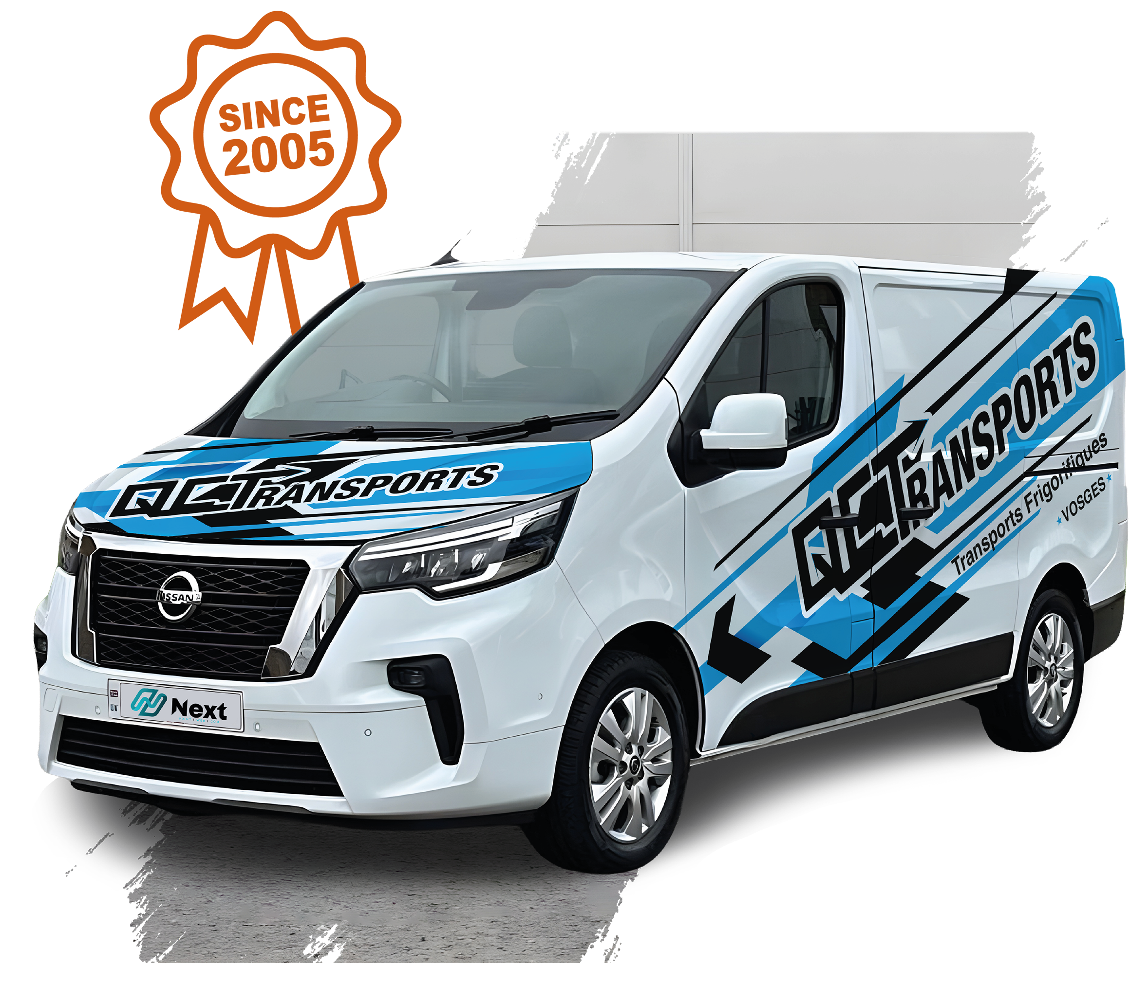 covering camionette QCT - Agence Next - Epinal covering camionette QCT - Agence Next - Epinal