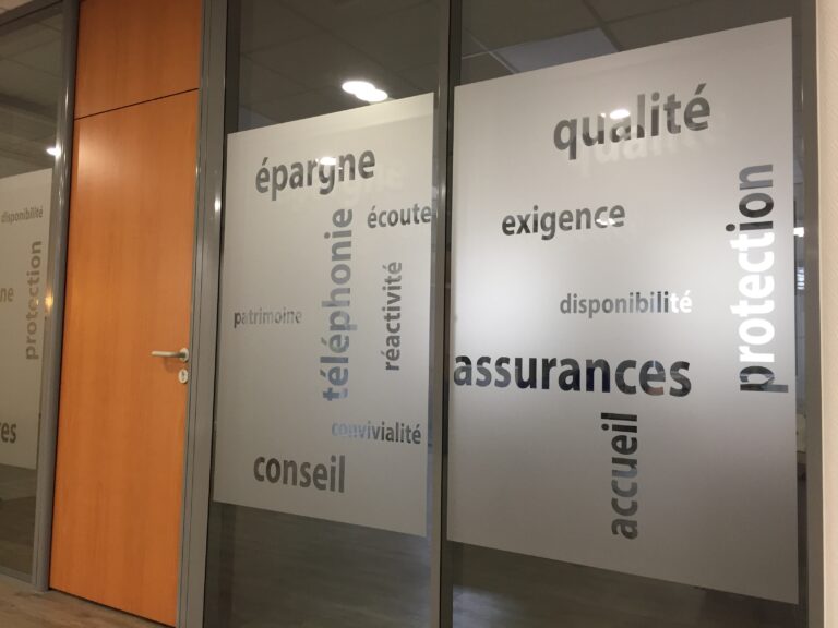 Décor de vitres et vitrines - commerce - Next Vosges