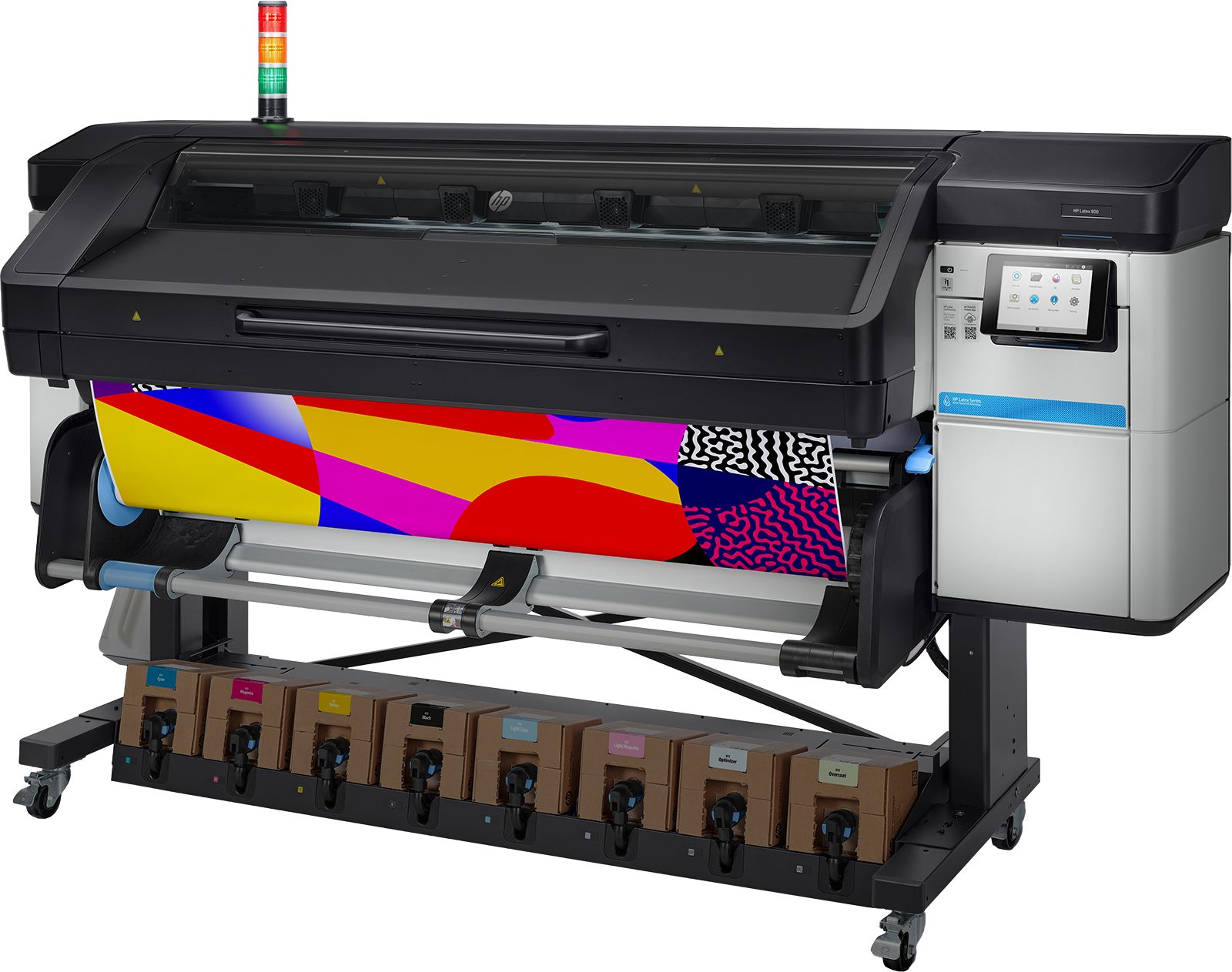 Impression grand format dans l’atelier de l’agence Next dans les Vosges.