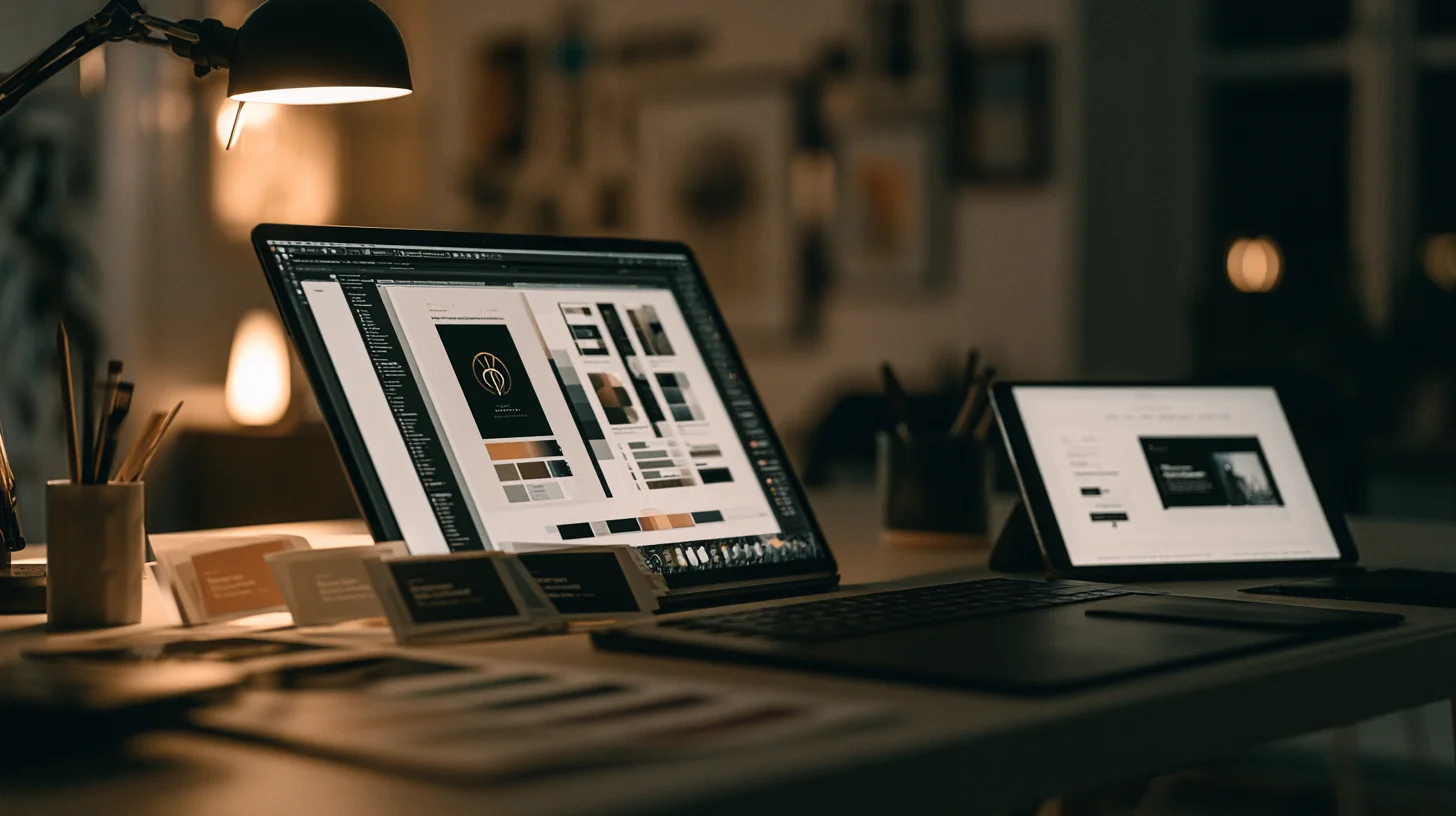 Création d'identité visuelle et de site web par Agence Next